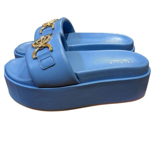 Cecelia Ming Platform in Light Blue NWB Size 9 1/2 - Picture 2 of 10